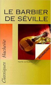 Cover of: Barbier De Seville by Pierre Augustin Caron de Beaumarchais