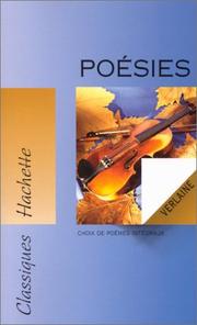 Cover of: Poesies by Paul Verlaine