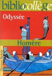 Cover of: Odyssée