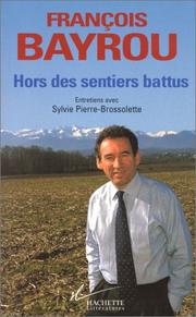 Cover of: Hors des sentiers battus