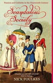 Cover of: Scandalous Society by Nick Foulkes