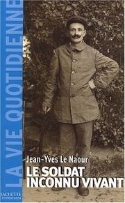 Cover of: Le soldat inconnu vivant