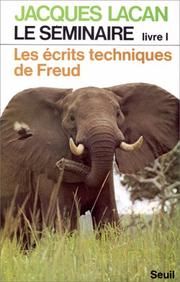 Cover of: Le Seminaire Livre