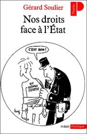 Cover of: Nos droits face à l'Etat