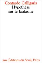 Cover of: Hypothèse sur le fantasme