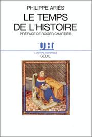 Cover of: Le temps de l'histoire