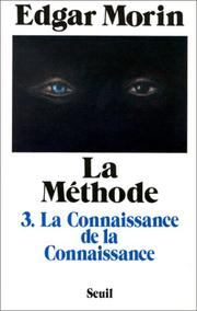 Cover of: La connaissance de la connaissance