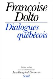 Cover of: Dialogues québécois
