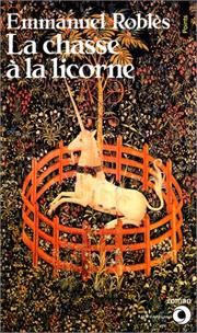 Cover of: La Chasse à la licorne