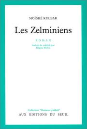 Cover of: Les zelminiens by Moshe Kulbak