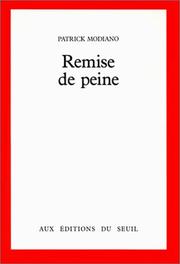 Cover of: Remise de peine by Patrick Modiano