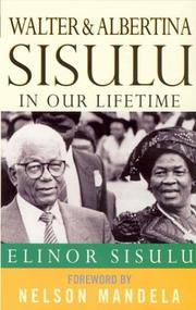 Cover of: Walter and Albertina Sisulu by Elinor Sisulu