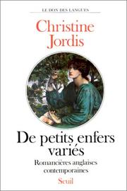 Cover of: De petits enfers variés: romancières anglaises contemporaines