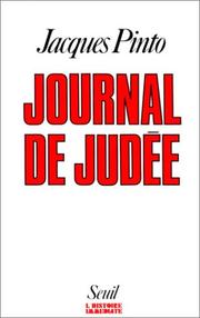 Journal de Judée by Jacques Pinto