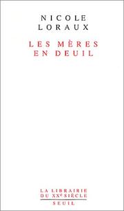 Cover of: Les mères en deuil
