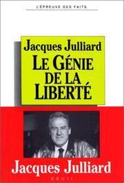 Cover of: Le génie de la liberté by Jacques Julliard