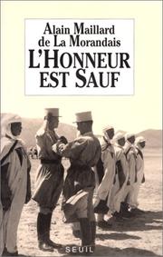 Cover of: L' honneur est sauf by Alain de La Morandais