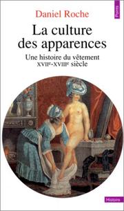 Cover of: La culture des apparences