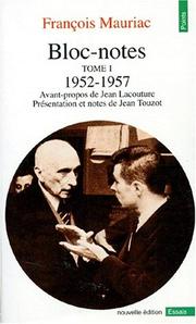 Cover of: Blocknotes by François Mauriac