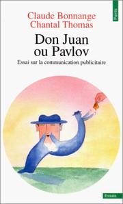 Cover of: Don Juan ou Pavlov