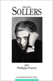 Cover of: Philippe Sollers