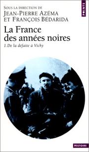 Cover of: La France Des Annesss Noires