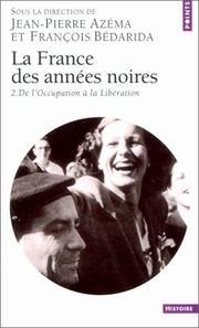Cover of: La France Des Annees Noires