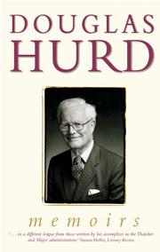 Cover of: Memoirs by Douglas Hurd