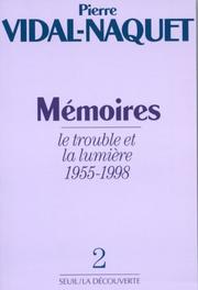 Cover of: Mémoires by Pierre Vidal-Naquet