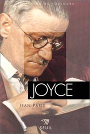 James Joyce par lui-me me by Jean Paris