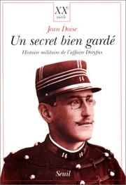 Cover of: Un secret bien gardé by Jean Doise