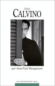 Cover of: Italo Calvino by Jean-Paul Manganaro