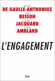 Cover of: L' engagement: droit au logement, ou droit à la vie