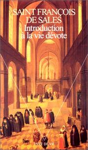 Cover of: Introduction a La Vie Devote by Francois de Sales