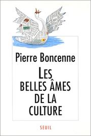 Cover of: Les belles âmes de la culture