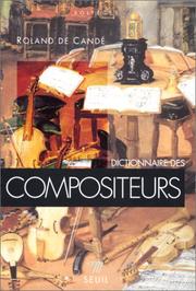Cover of: Dictionnaire des compositeurs