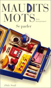 Cover of: Maudits mots by Anne Sauvagnargues