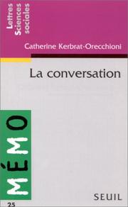 Cover of: La conversation