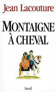 Cover of: Montaigne à cheval