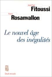 Cover of: Le nouvel âge des inégalités
