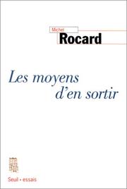 Cover of: moyens d'en sortir