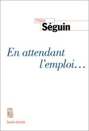 Cover of: En attendant l'emploi--