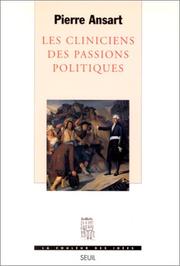 Cover of: Les cliniciens des passions politiques
