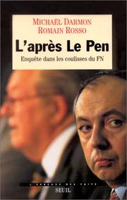 Cover of: après Le Pen: enquête dans les coulisses du Front national