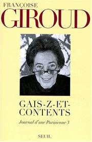 Cover of: Gais-z-et-contents