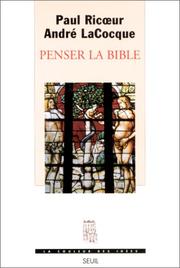 Cover of: Penser la Bible