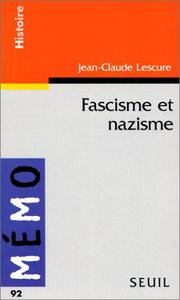 Cover of: Fascisme et nazisme