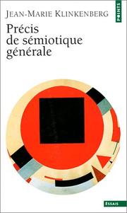Cover of: Précis de sémiotique générale