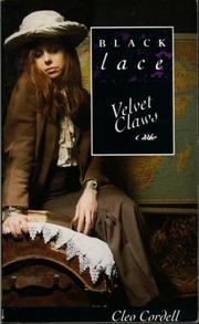 Cover of: Velvet Claws (Black Lace Series)