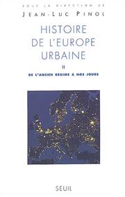 Cover of: Histoire de l'Europe urbaine